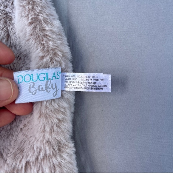 Douglas Baby Brown Sloth Sshlumpie Plush Stuffed Animal Lovey Security Blanket - Picture 8 of 10